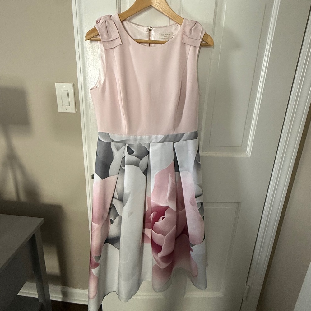 Ted Baker, Size 3 (Ted Baker = 6/8 USA), Pink, Flowers, and Bows
